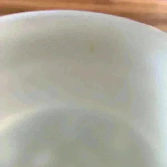 Vintage McKee Opal Milk Glass Pedestal Glass Pattern..Crosshatch & Dot Design - Picture 5 of 8